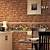 kitchen brick effect wallpaper