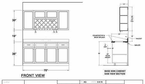 Kitchen Cabinets Details Drawings 17 Lovely Section Tedecina