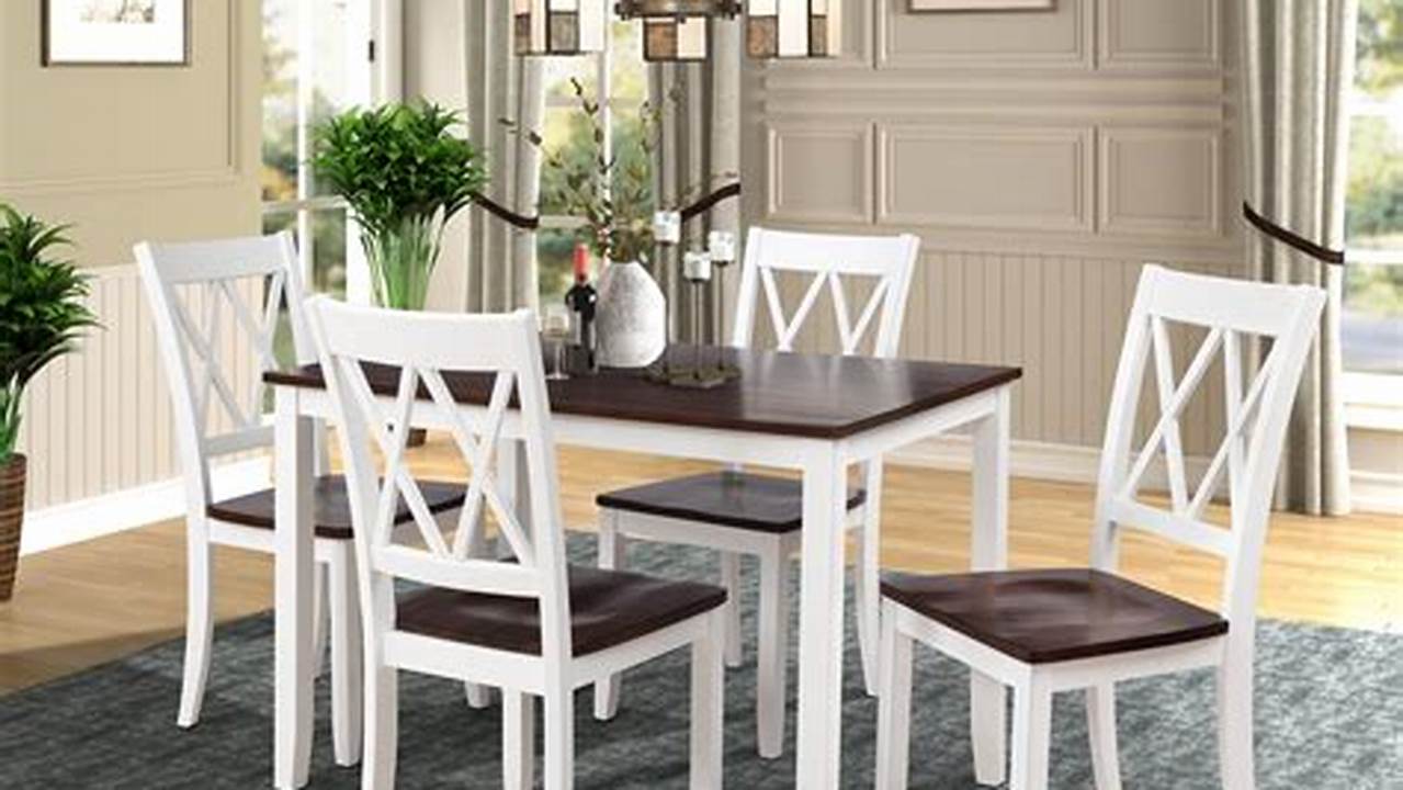 Kitchen Dining Room Tables and Chairs: A Guide to Choosing the Perfect Set