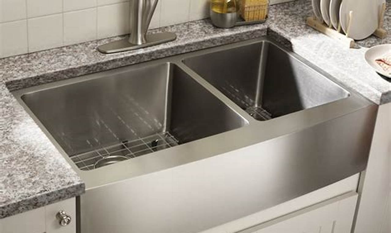 Unleash Your Kitchen's Potential: Discover the Secrets of a Kitchen Double Sink