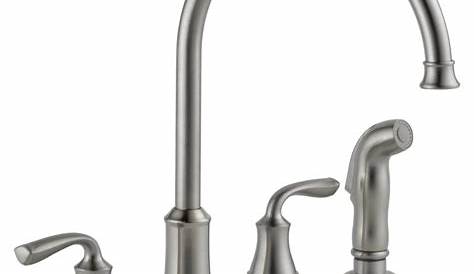 ANZZI Luna Brushed Nickel 1handle Deck Mount Pulldown Kitchen Faucet