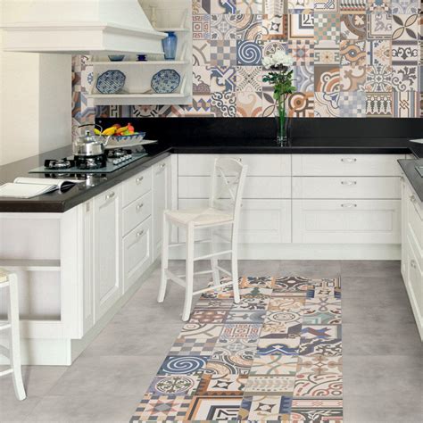 Incredible Kitchen Floor And Wall Tiles Design Ideas