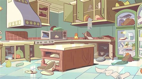 Famous Kitchen Floor Cartoon Ideas
