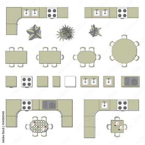 The Best Kitchen Floor Plan Icons References