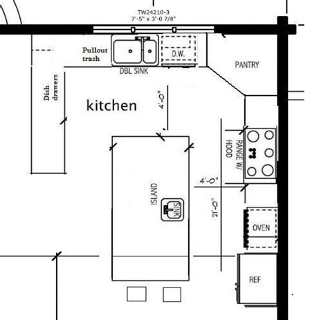 Incredible Kitchen Floor Plan Images 2023