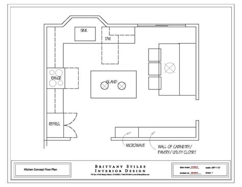Awasome Kitchen Floor Plan Sample Ideas