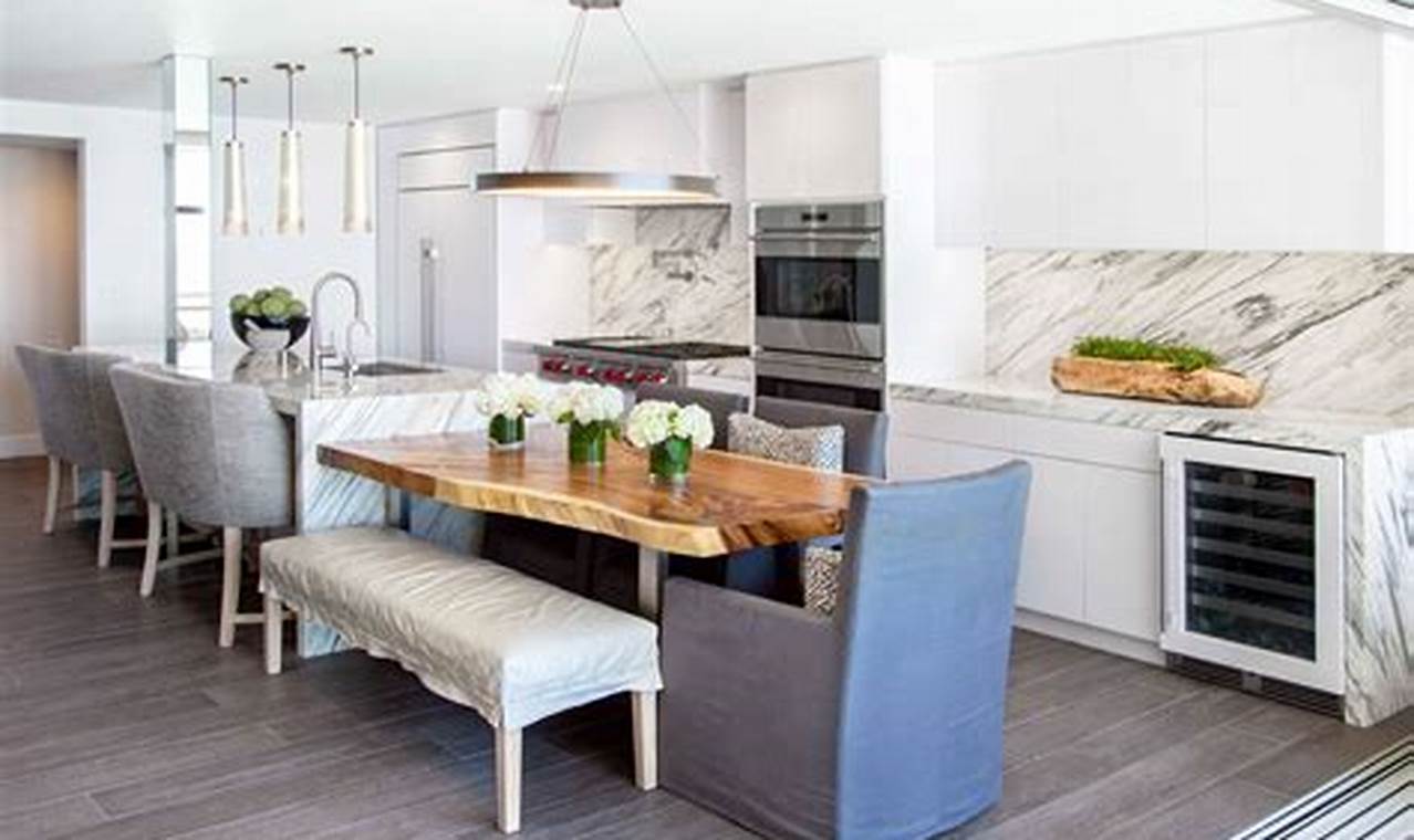 Kitchen Island with Attached Dining Table: A Guide to Choosing the Right One