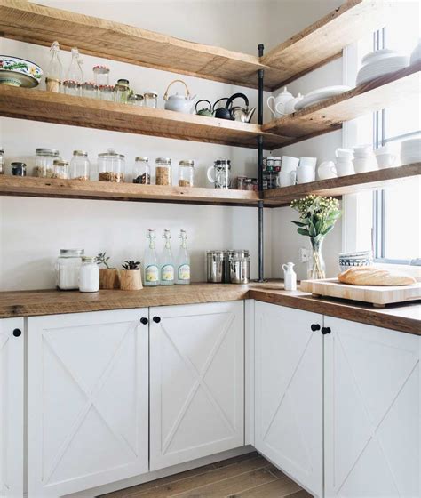18 Best Open Kitchen Shelf Ideas and Designs for 2021