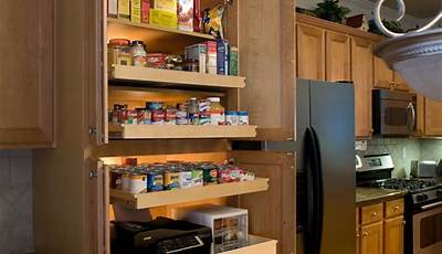 Kitchen Pantry Cabinet With Pull Out Shelves