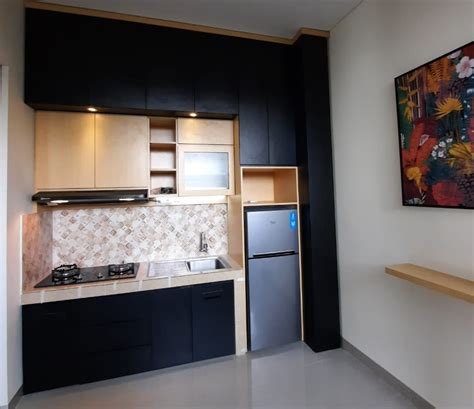 Cool Kitchen Set Apartemen Studio Ideas