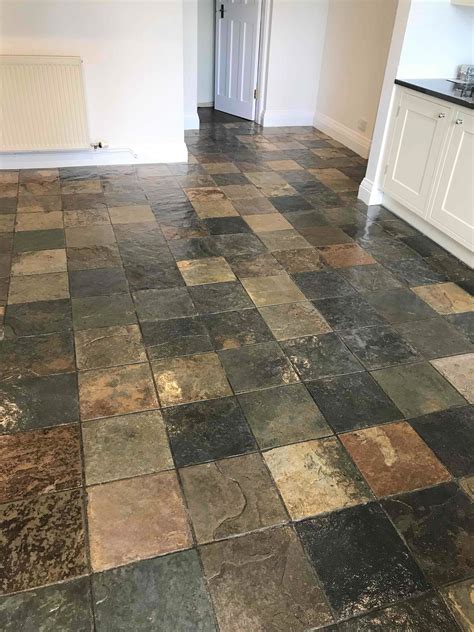 Cool Kitchen Slate Tile Floor 2023