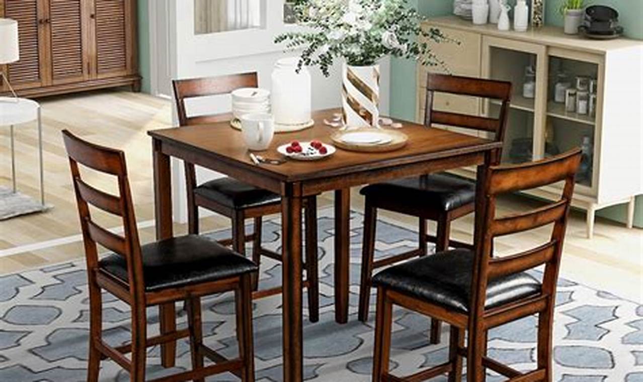 Kitchen Table and Chair Sets for 4: A Guide to Choosing the Perfect Set