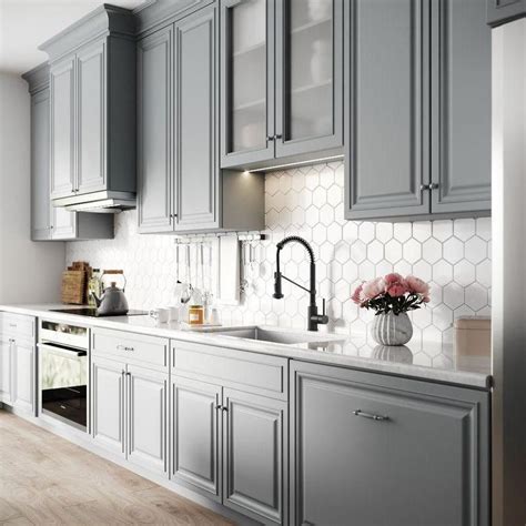 The Best Kitchen Tile Ideas With Grey Cabinets References