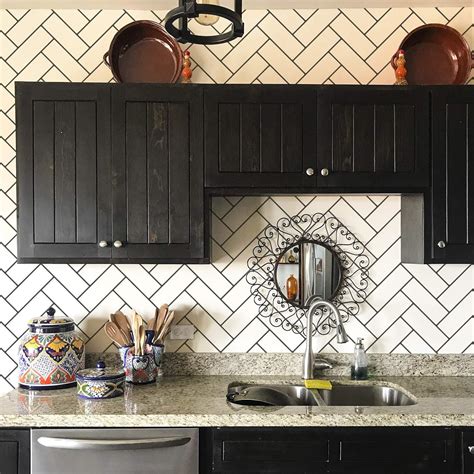Incredible Kitchen Tiles Stencil Ideas