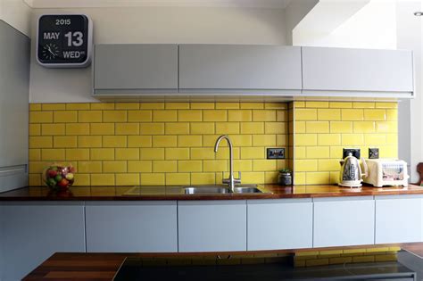 Awasome Kitchen Tiles Yellow And Grey 2023