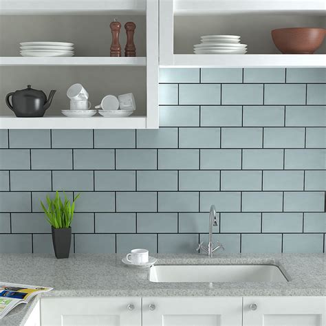 Famous Kitchen Wall Tiles Duck Egg Blue References