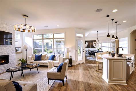 White Kitchen with Wood floors and beams Wood floor kitchen,