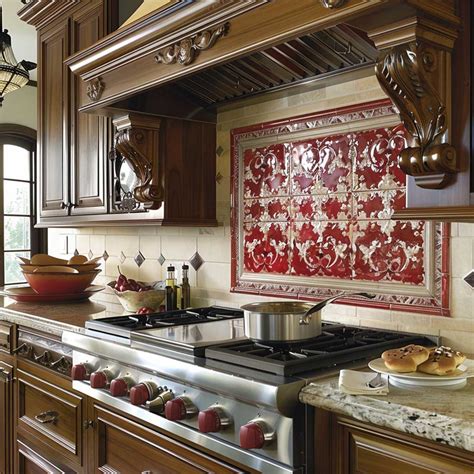 Kitchen Backsplash Ideas Red