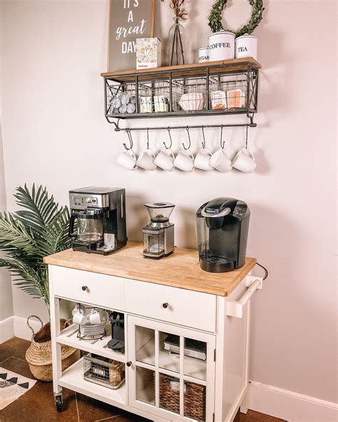 Kitchen Coffee Bar Setup