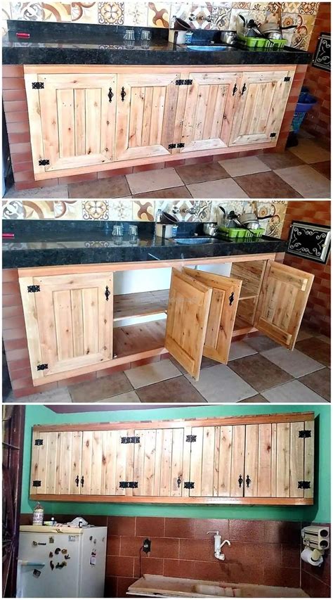 Kitchen Cupboards Made From Pallets
