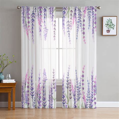 Kitchen Curtains Lavender