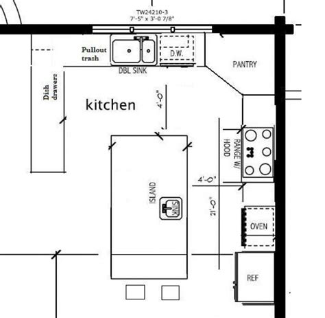 Detailed AllType Kitchen Floor Plans Review Small Design Ideas