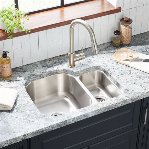 kitchen double bowl stainless steel sinks