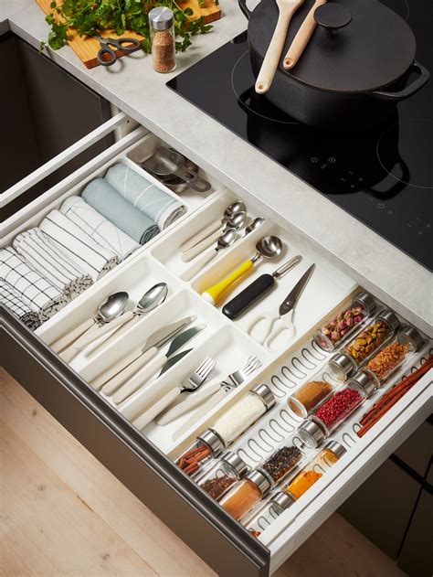 kitchen drawer storage organizers