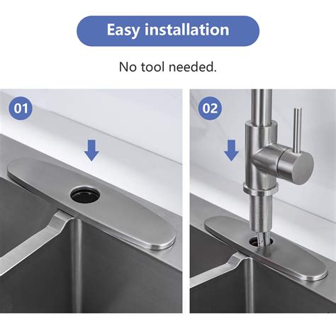 Kitchen Faucet Deck Plate 2 Hole