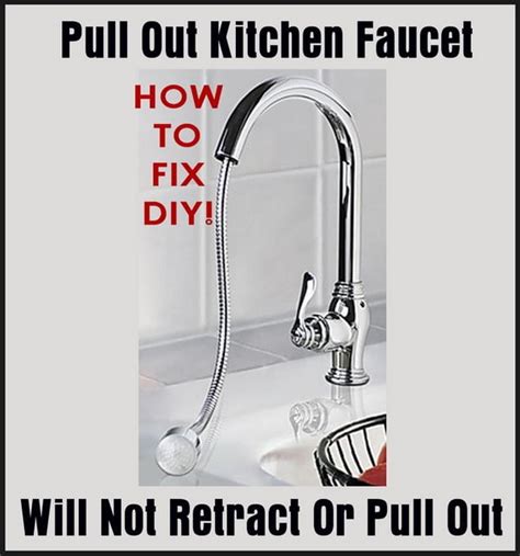 Kitchen Faucet Sprayer Doesn T Retract