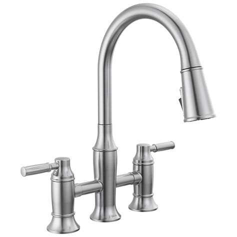Kitchen Faucet Two Handle Pull-Down