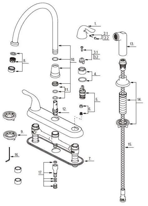 Kitchen Faucets Replacement Parts