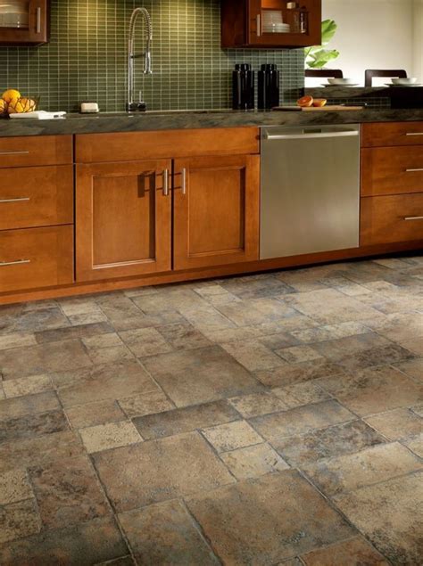 kitchen floor laminate stone
