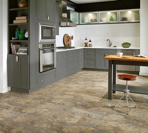Kitchen Floor Vinyl Tile Ideas