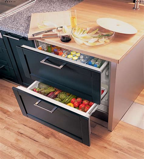 Kitchen Fridge With Drawer