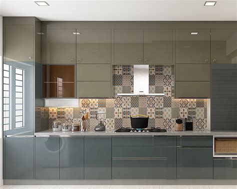 Kitchen Glossy Laminates