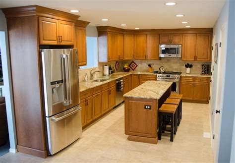 Kitchen Ideas Medium Brown Cabinets
