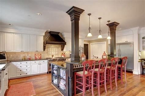 Kitchen Island Columns Ideas
