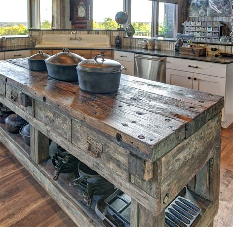 Kitchen Island Made From Workbench