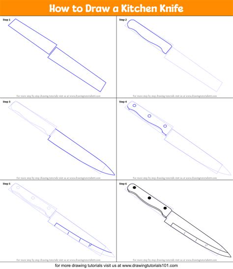 Kitchen Knife To Draw