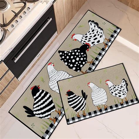 Kitchen Mats With Chickens