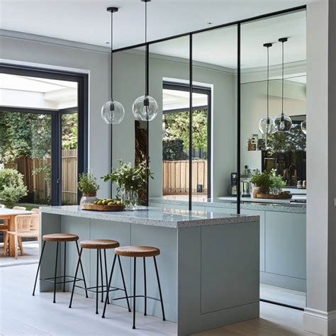 Kitchen Mirror Door Design