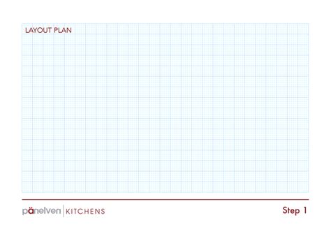 Kitchen Planning Grid Paper