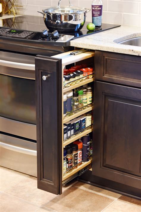 Kitchen Pull Out Spice Rack