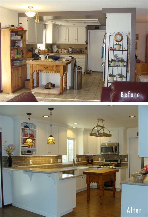kitchen renovation before after