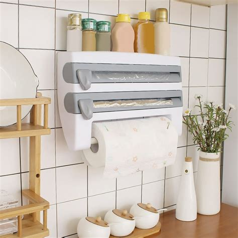 Kitchen Roll Dispenser With Cutter