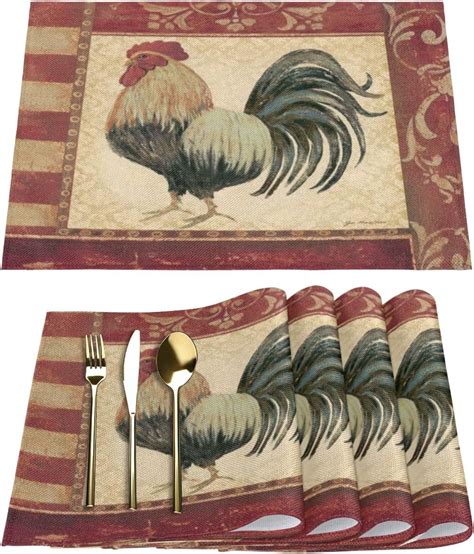Kitchen Rooster Placemats
