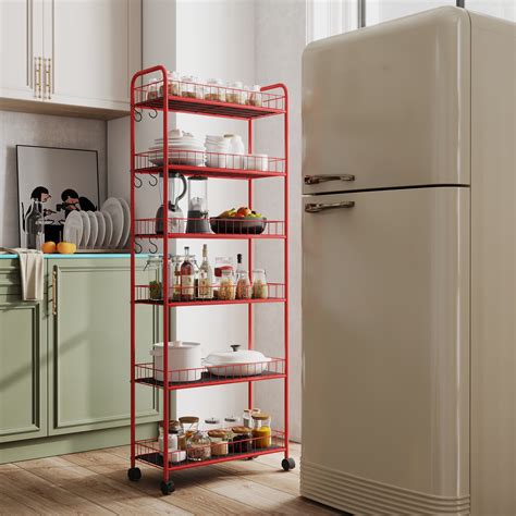 Kitchen Shelving Unit With Baskets
