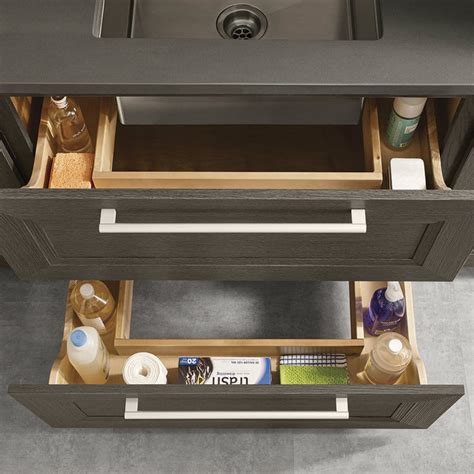 kitchen sink base with drawers