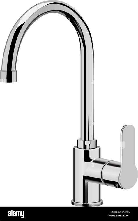Kitchen Sink Tap Vector